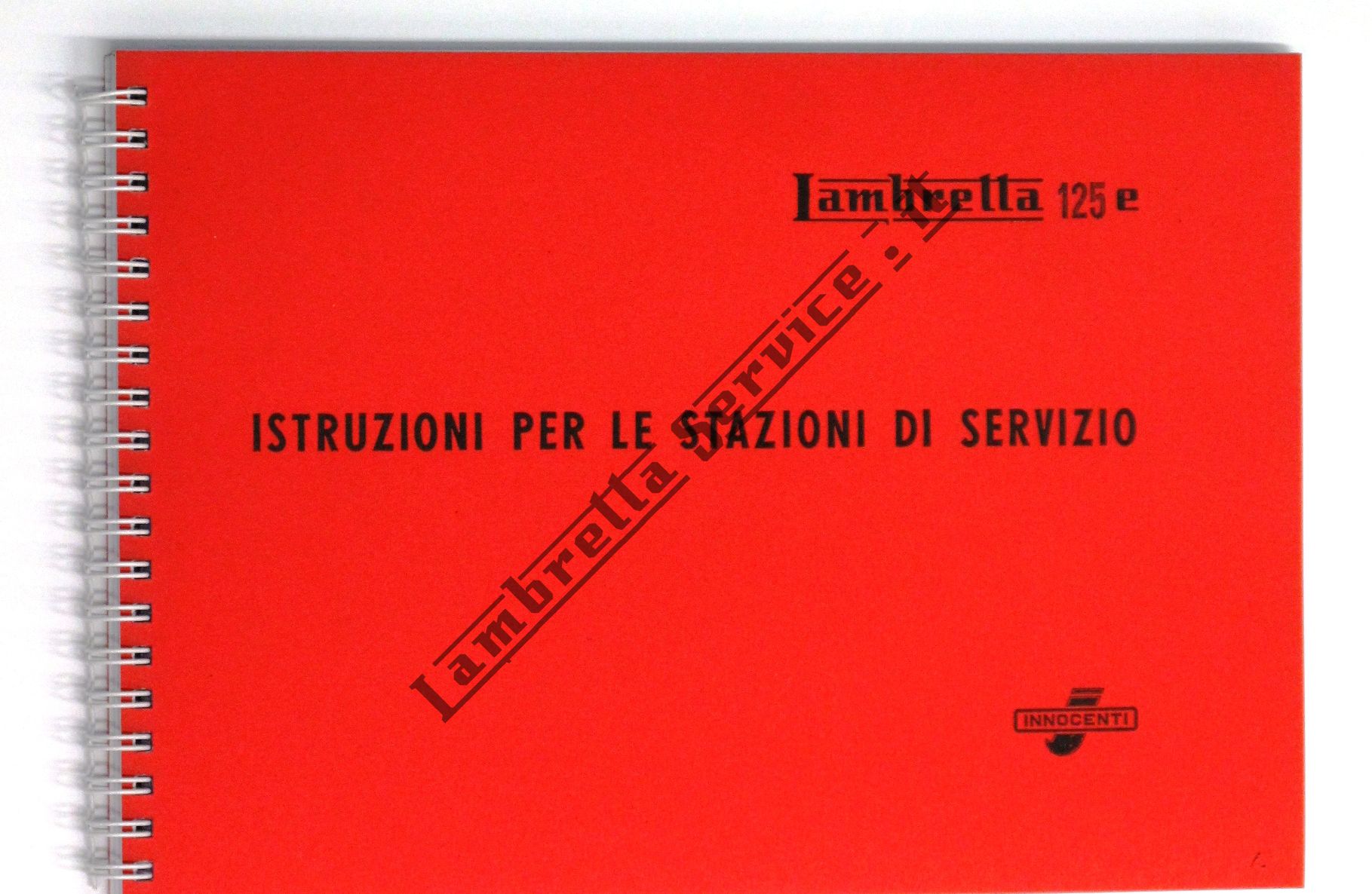 Foto del prodotto - Manuale di officina 125 E-F