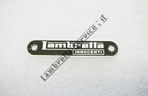 Foto del prodotto - Scritta dietro sella “Lambretta Innocenti”