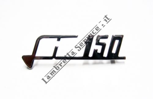 Foto del prodotto - Scritta “150LI” II serie in alluminio