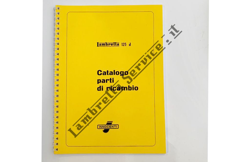 Foto del prodotto - Catalogo parti di Ricambio 125 D