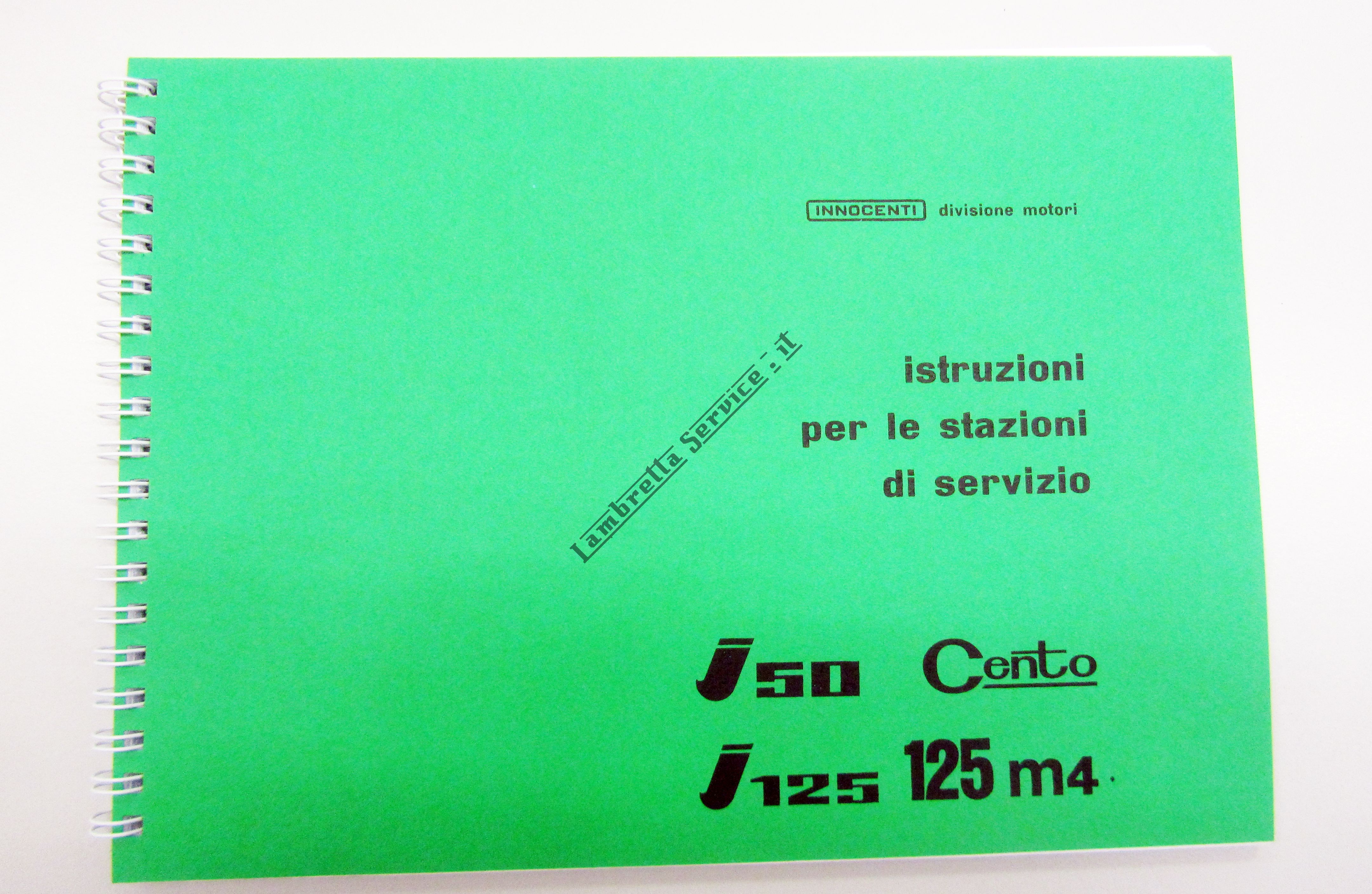 Foto del prodotto - Manuale di officina Serie Junior 50 - 100 - 125