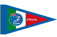 Foto prodotto Bandierina Lambretta club d'Italia TRICOLORE