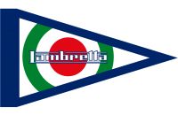 Foto prodotto Bandierina Lambretta  cerchio tricolore